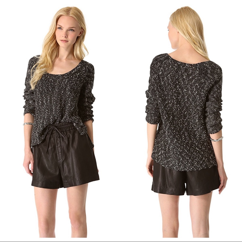 HELMUT Helmut Lang Caged Boucle Pullover Sweater